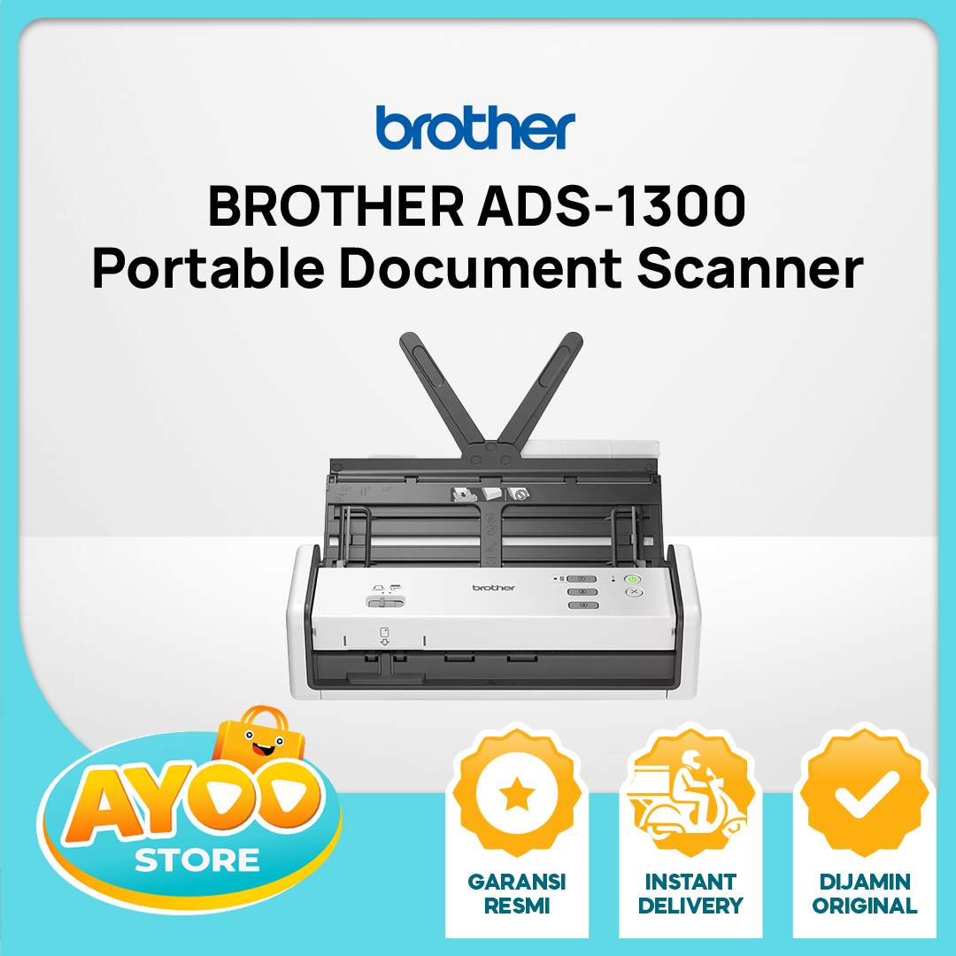 BROTHER Printer ADS-1300 Portable Document Scanner