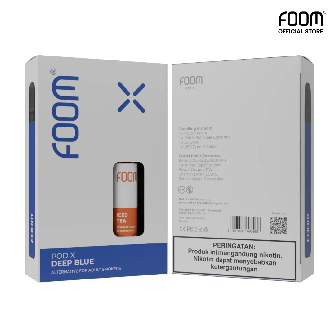 FOOM Device Pod X Bundling Liquid - Deep Blue [FOOM-PB-08]