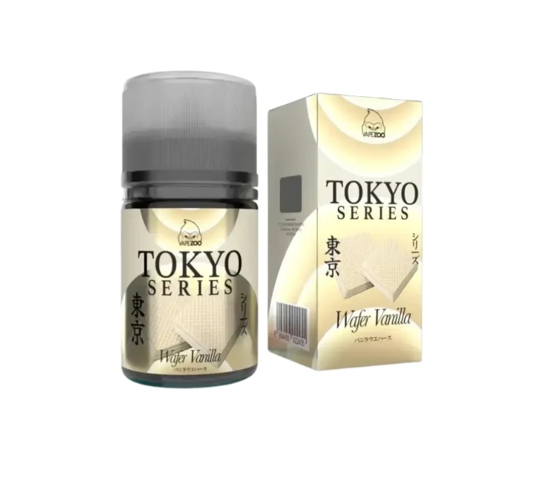 VAPEZOO Liquid Freebase TOKYO Wafer Vanilla  - 3MG 60ML