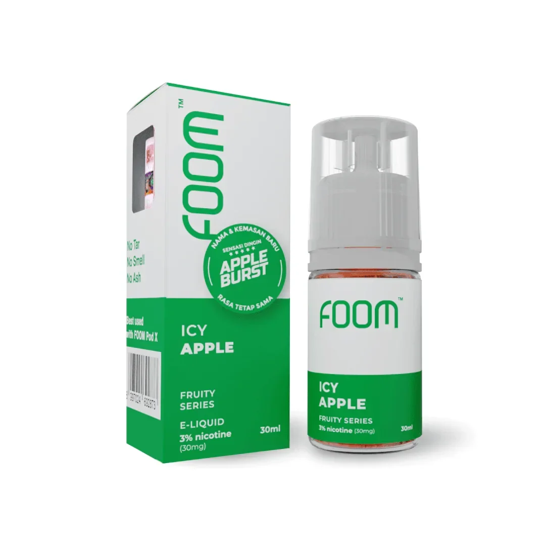 FOOM Liquid Icy 30ml - Icy Apple [FO-LC09]