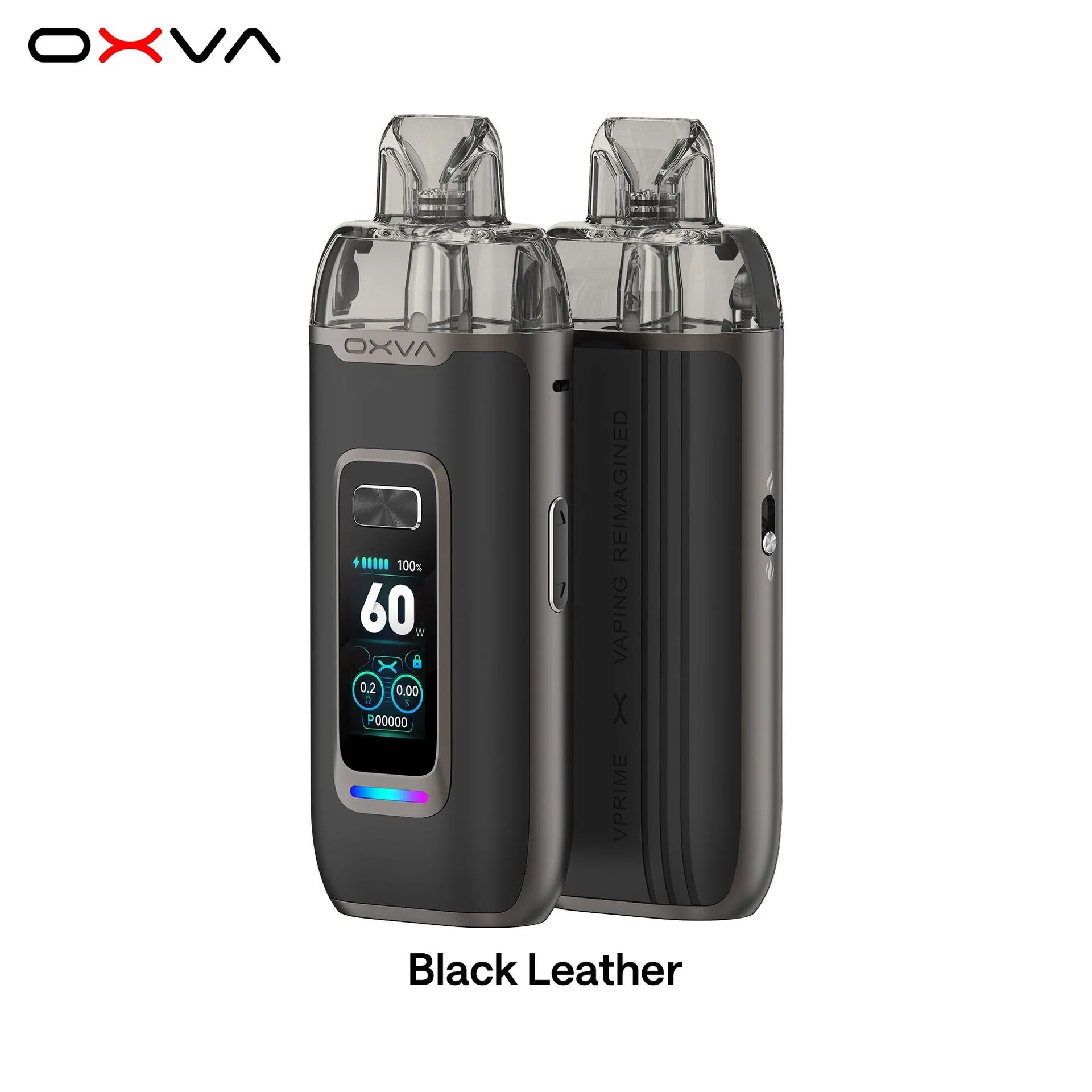 OXVA Device VPRIME - Black Leather