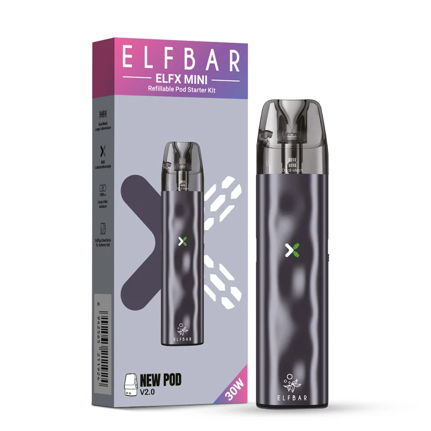 ELFBAR Device ELFX Mini Bundle - Grey