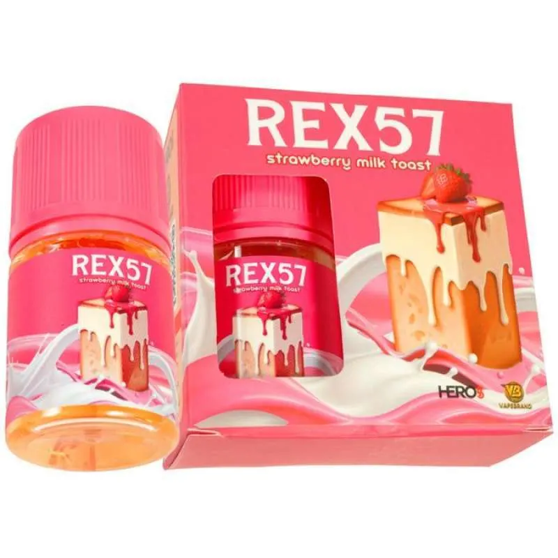 HERO57 Liquid Freebase 3mg 60ml REX57 - Strawberry Milk [HERO57-08]