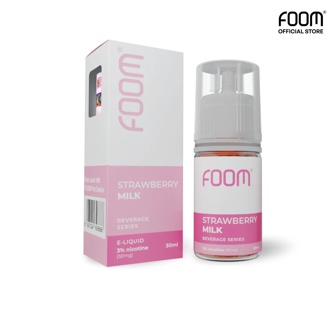 FOOM Liquid Drink Series 30ml - Strawberry Milk [FO-LD04]