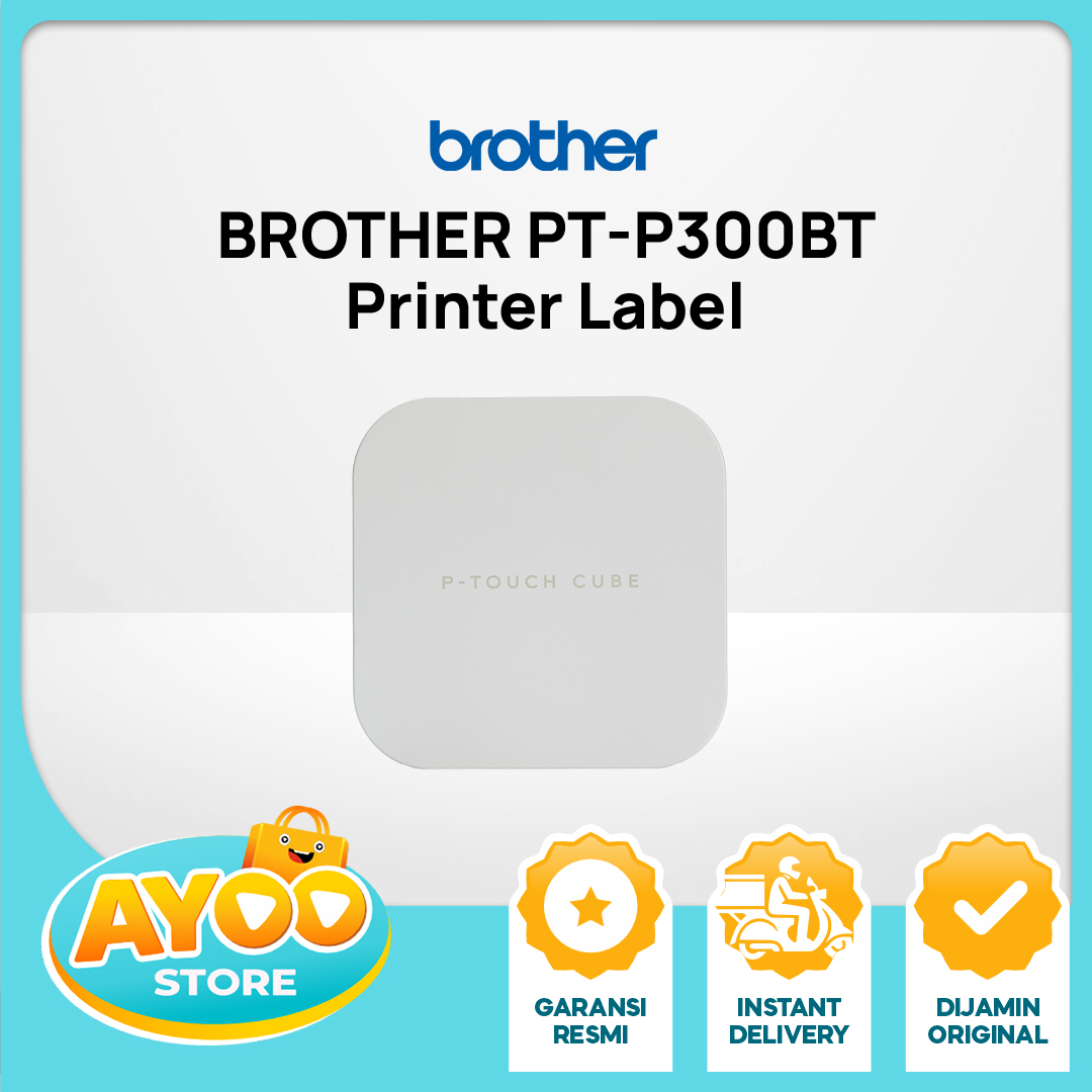 BROTHER Printer Label PT-P300BT P-Touch Cube