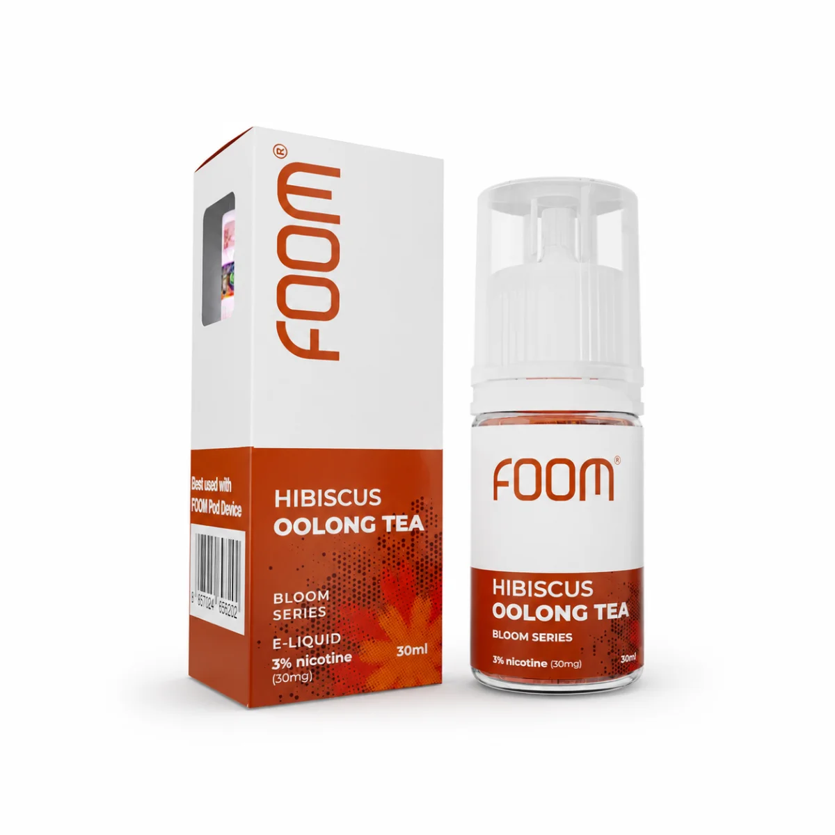 FOOM Liquid Drink Series 30ml - Hibiscus Oolong Tea [BLOOM-01]