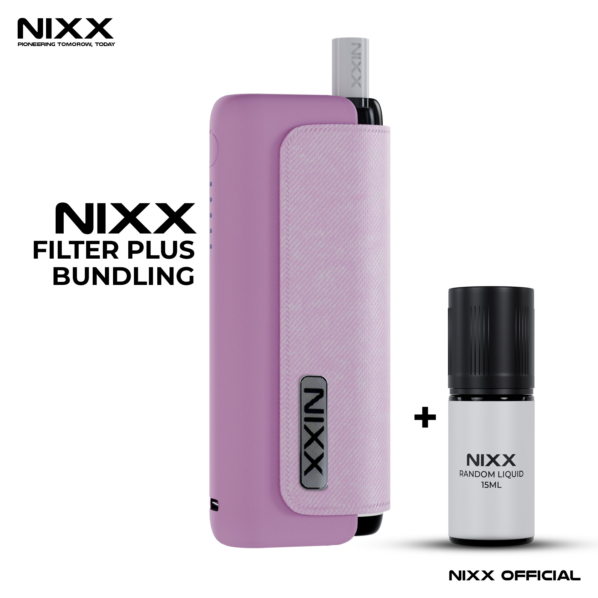 NIXX Device Filter Plus Bundling Liquid - Pink [NFPL-PI]