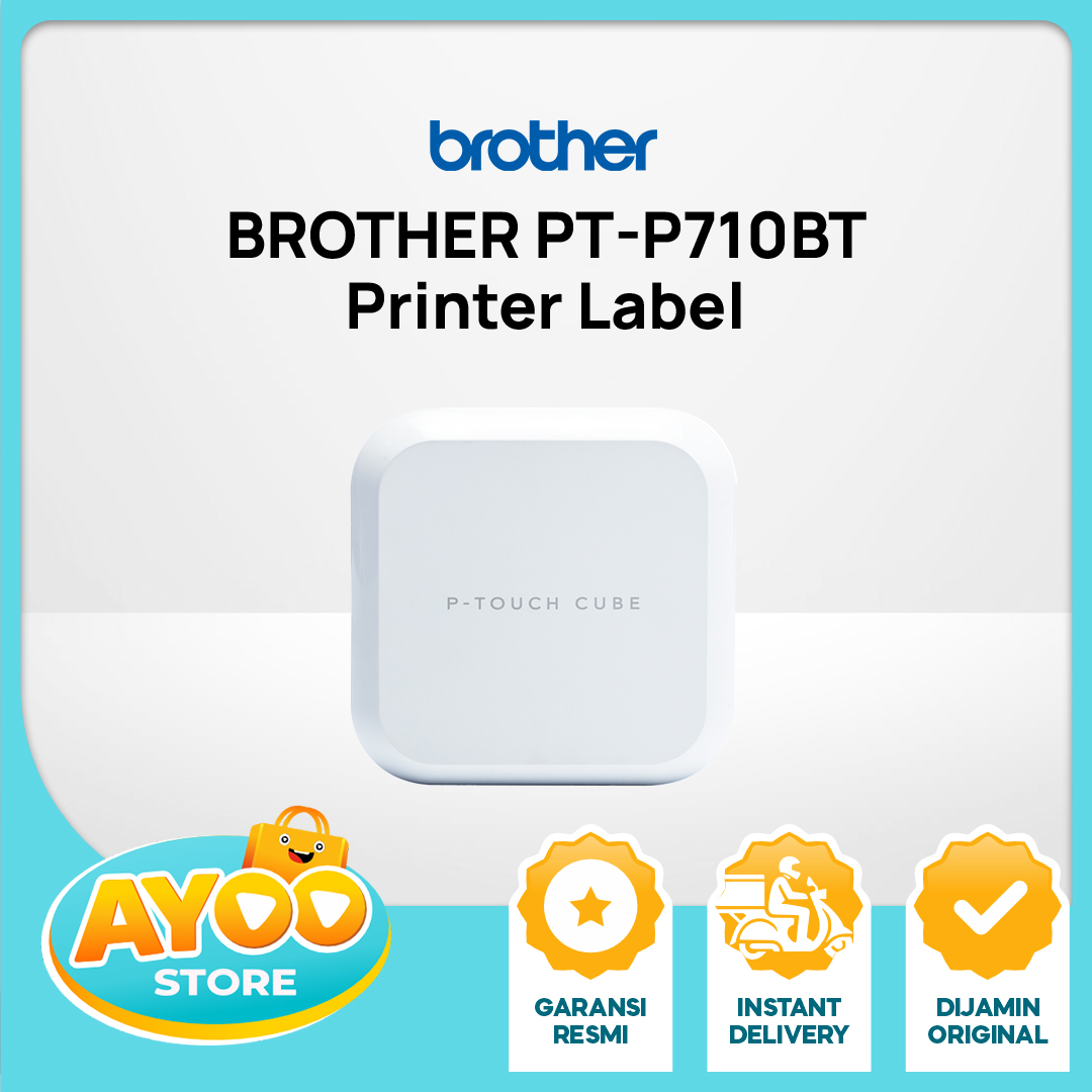 BROTHER Printer Label PT-P710BT P-Touch Cube