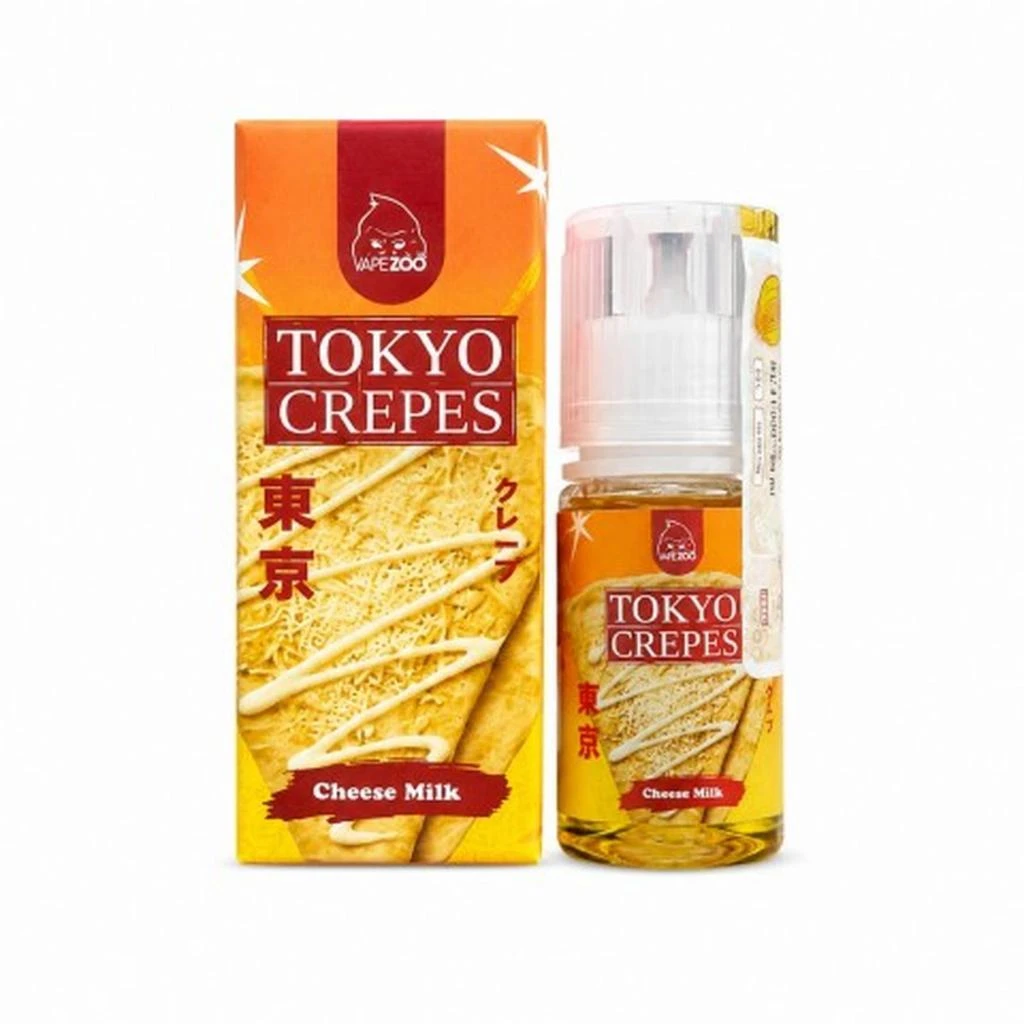 VAPEZOO Liquid Saltnic 30ml Tokyo Crepes - Cheese Milk