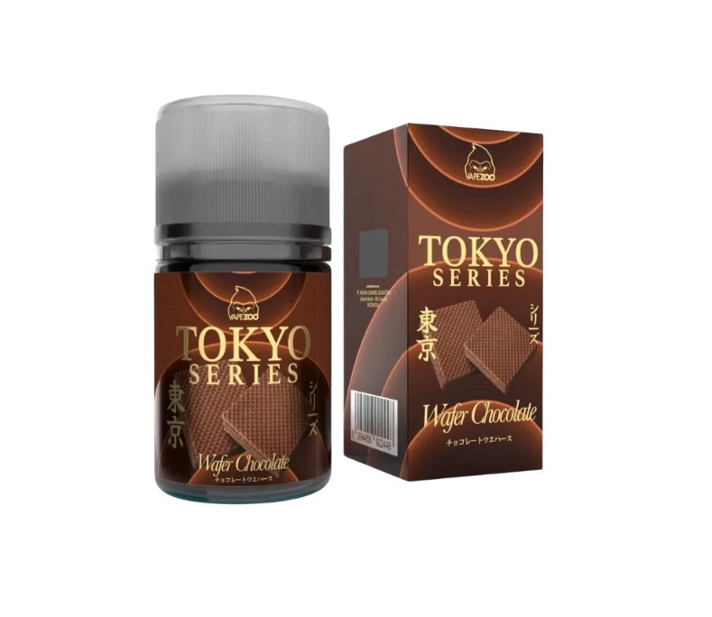 VAPEZOO Liquid Freebase TOKYO Wafer Chocolate  - 6MG 60ML