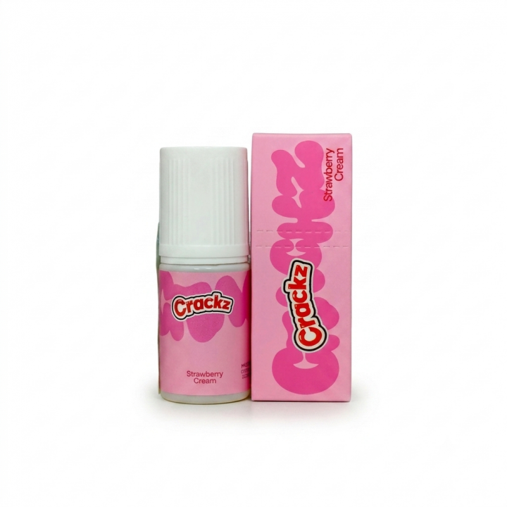 TETRA Liquid Saltnic CRACKZ 25mg 30ml - Strawberry Cream