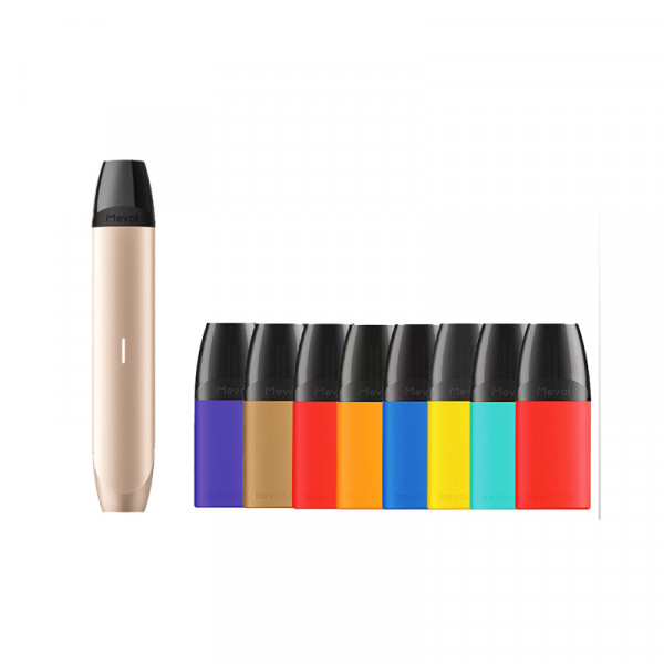 MEVOL X Device Gold dan Mevol X Pods