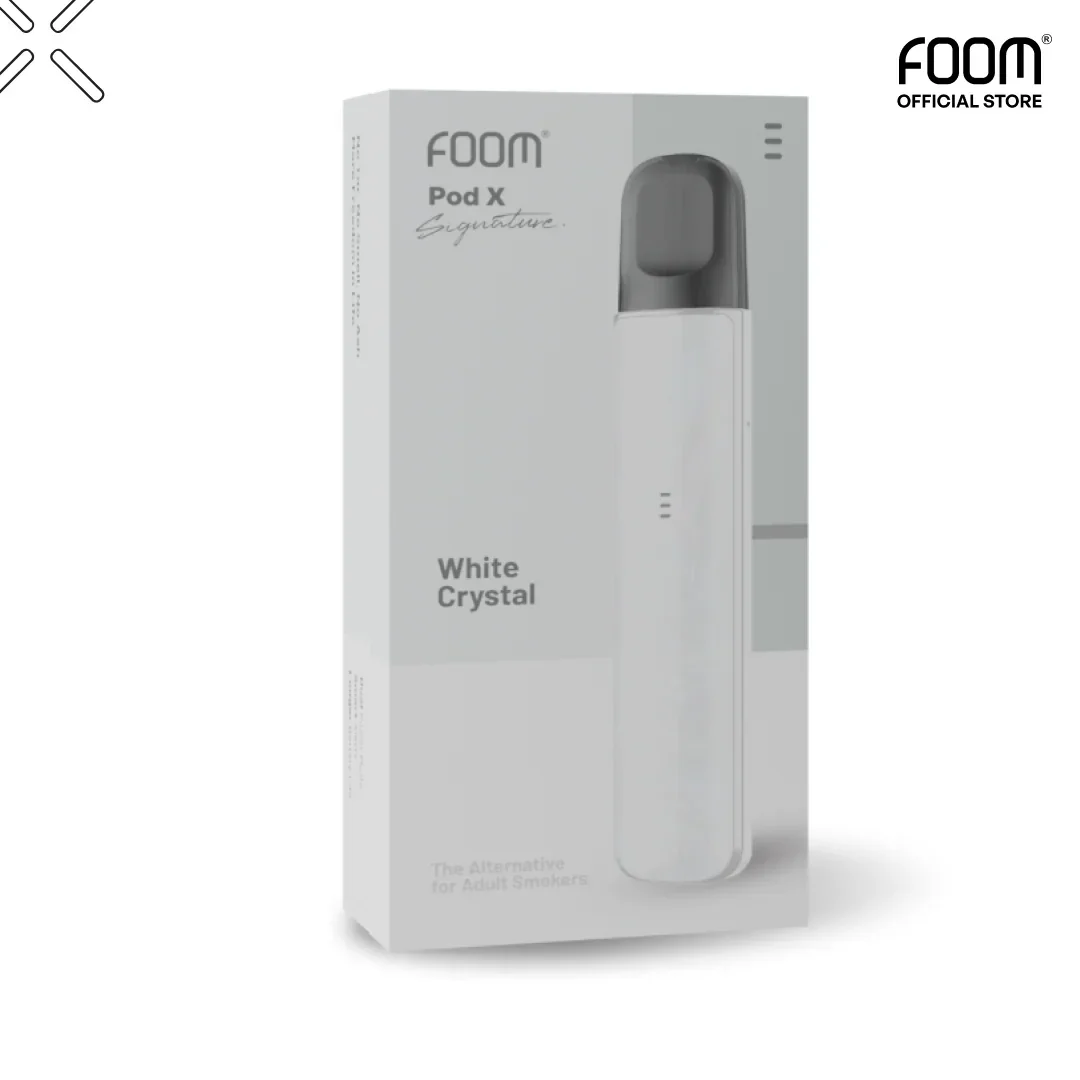 FOOM Device Pod X Signature - White Crystal [FS-06]