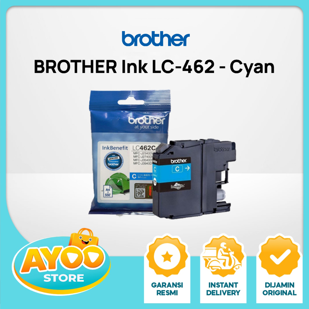 BROTHER Ink LC-462 Cyan [LC-462C]