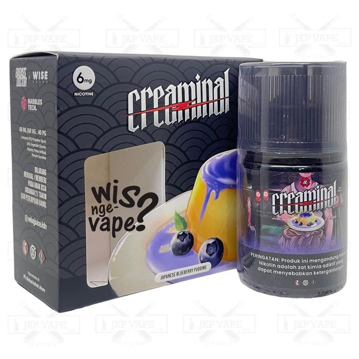 WISE JUICE Liquid Freebase Creaminal Blueberry Pudding - 6MG 60ML